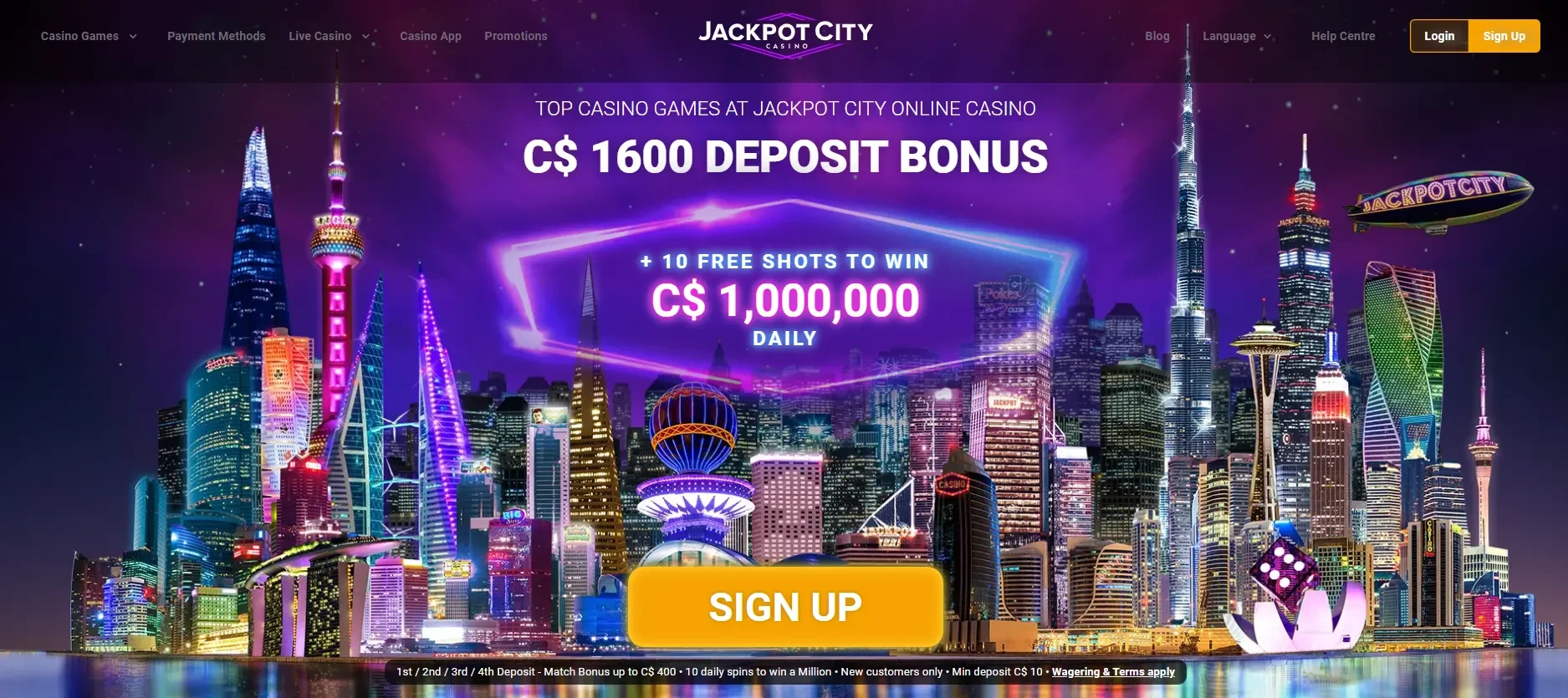 No Deposit Jackpot City Casino Bonuses Codes For Canadian Players 2026