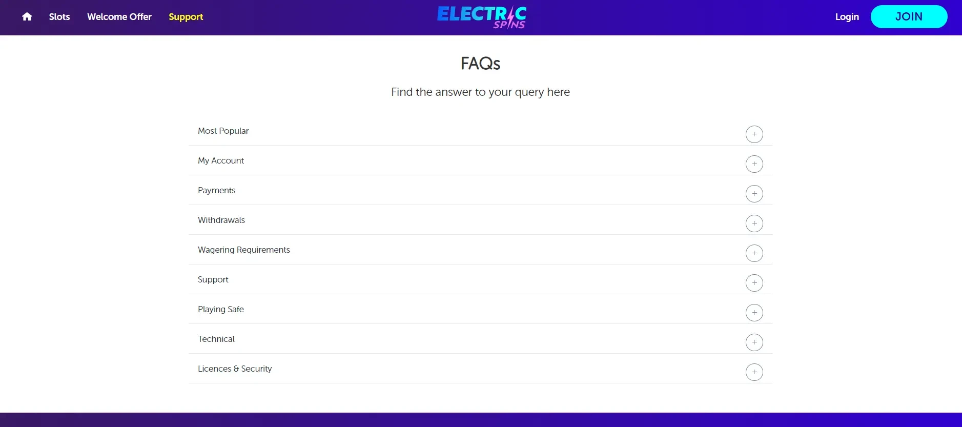 Electric Spins FAQ Section