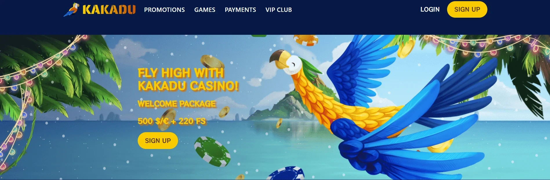 Kakadu Online Casinos Main Page