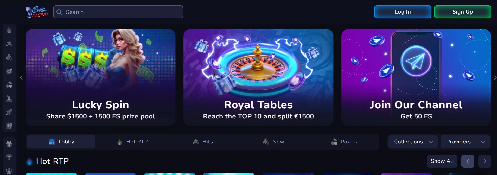 7Bit Casino Australia Main Page