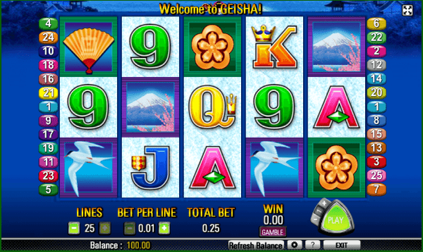 Geisha Slot by Aristocrat - Play free or for real money