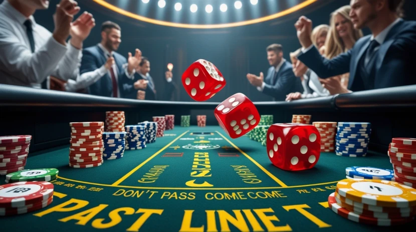 Craps table