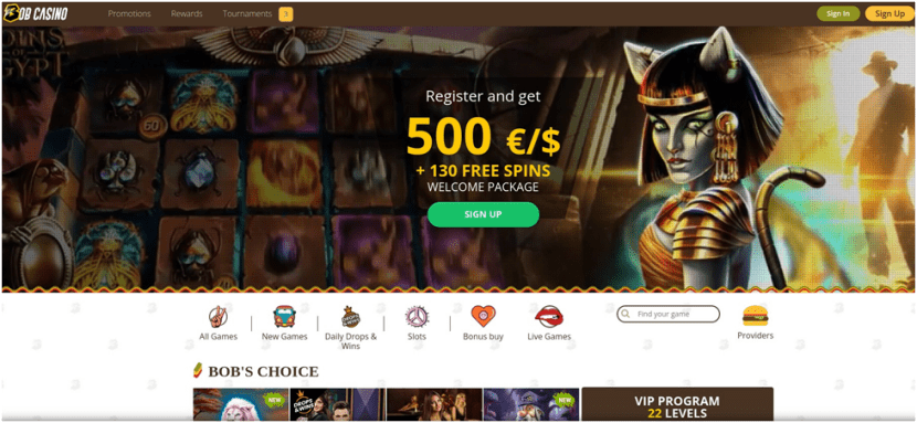 Bob Real Money Casino SA