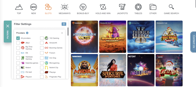 Conquestador: slots catalog